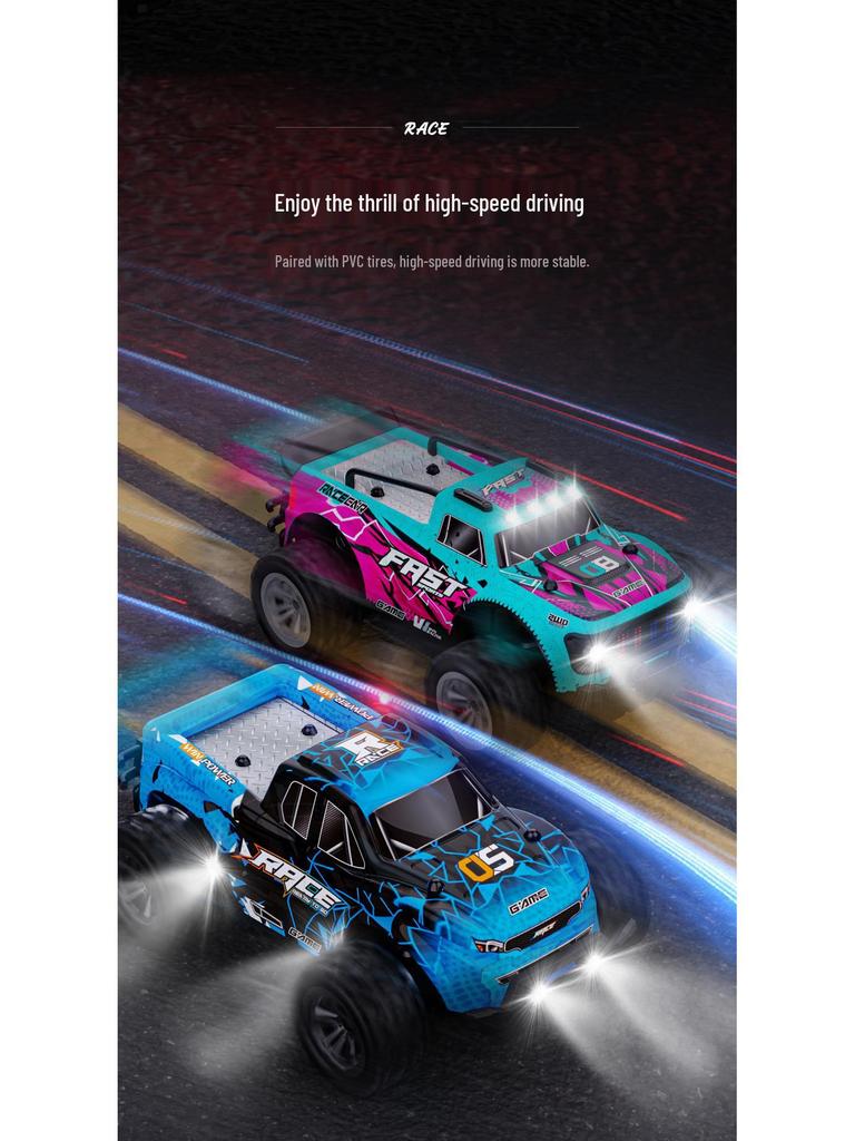 KF23 High-Speed 1:20 Off-Road RC Monster Truck - Mini Remote Control Car for Kids