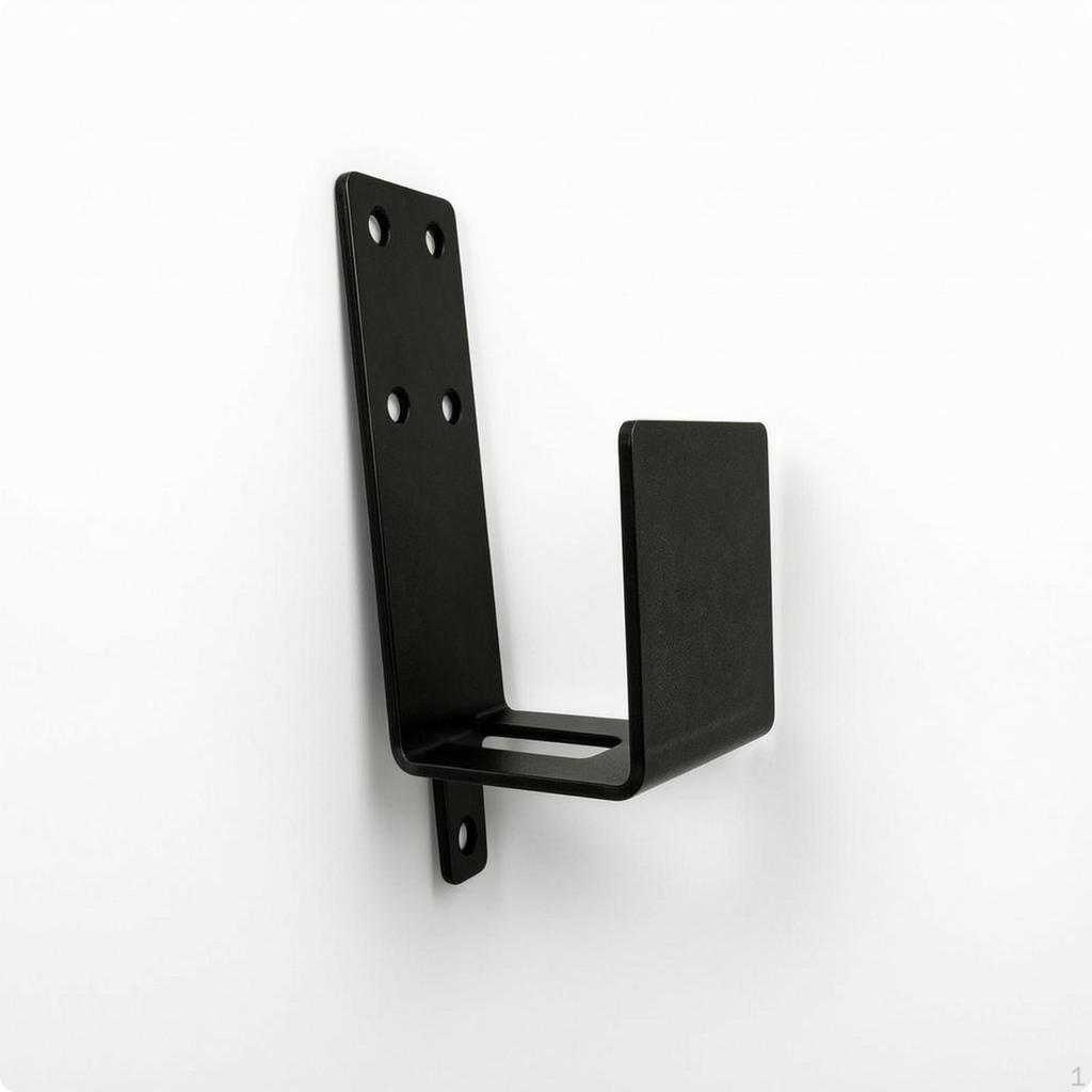 2 Pieces Door Barrier Bracket Heavy Duty Bar Security Holder Entryway Reinforcement