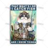 Artisian Fishing Metal Poster Sport Tin Sign Lure Bait Decorative Plaque Wall Decor Garage Bar Pub Club Hotel Cafe Kitchen Home