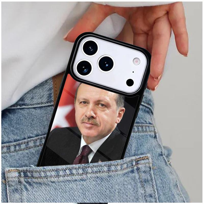 

President Turkey Recep Tayyip Erdogan Phone Case for iPhone 17ProMax 12 13 14 15 16e 17 Pro Max Plus Air Cover iPhone 12 Pro Max