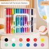 Acrylic Art Marker Pen 12/24Colors Paint Markers New Paint Pen  Art Supplies
