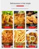 Dual Tank Stainless Steel Electric Deep Fryer - Constant Temp Fryer for Skewers, French Fries, Street Food.