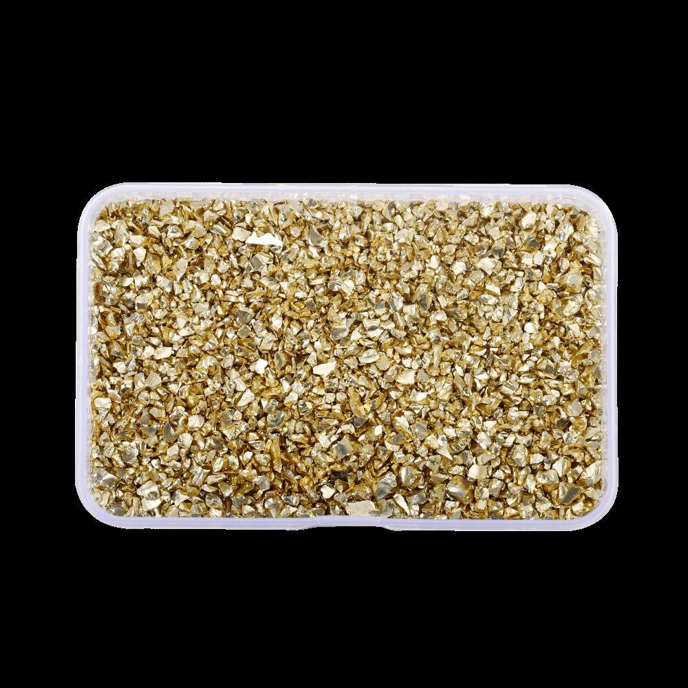 

Набор для дизайна ногтей из разноцветного нерегулярного стеклянного гравия ручной работы 80g/box