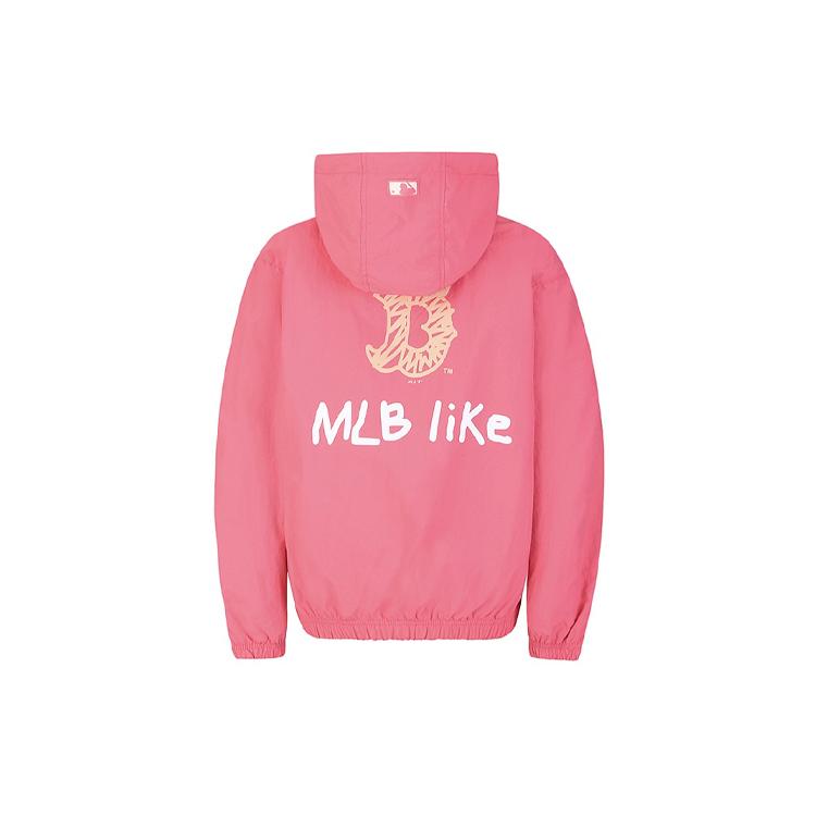MLB Like Collection Jackets Unisex Pink Hooded Thin Other 31JP09031-43P S