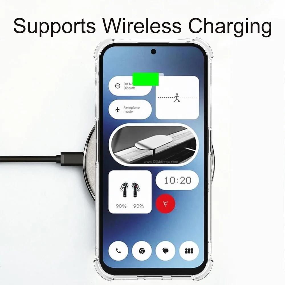 Husă transparentă TPU pentru Nothing Phone 2a Nothing Phone 2 1 Husă de protecție Cu patru colțuri Bara de protecție rezistentă la șoc Husă transparentă ultra subțire