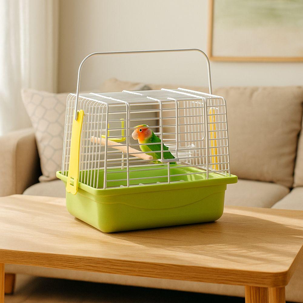 Removable Bird Travel Carrier Cage Bite Resistant Bird Transport Cage  for Bird Cage