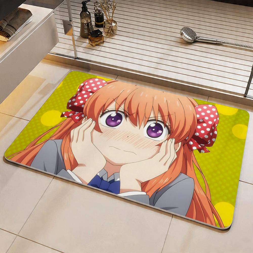 Anime Monthly Girls' Nozaki-kun Floor Mat Eco Diatomite Antibacterial Odor-Resistant Floor Mat & Drain Pad for Kitchen &Bathroom