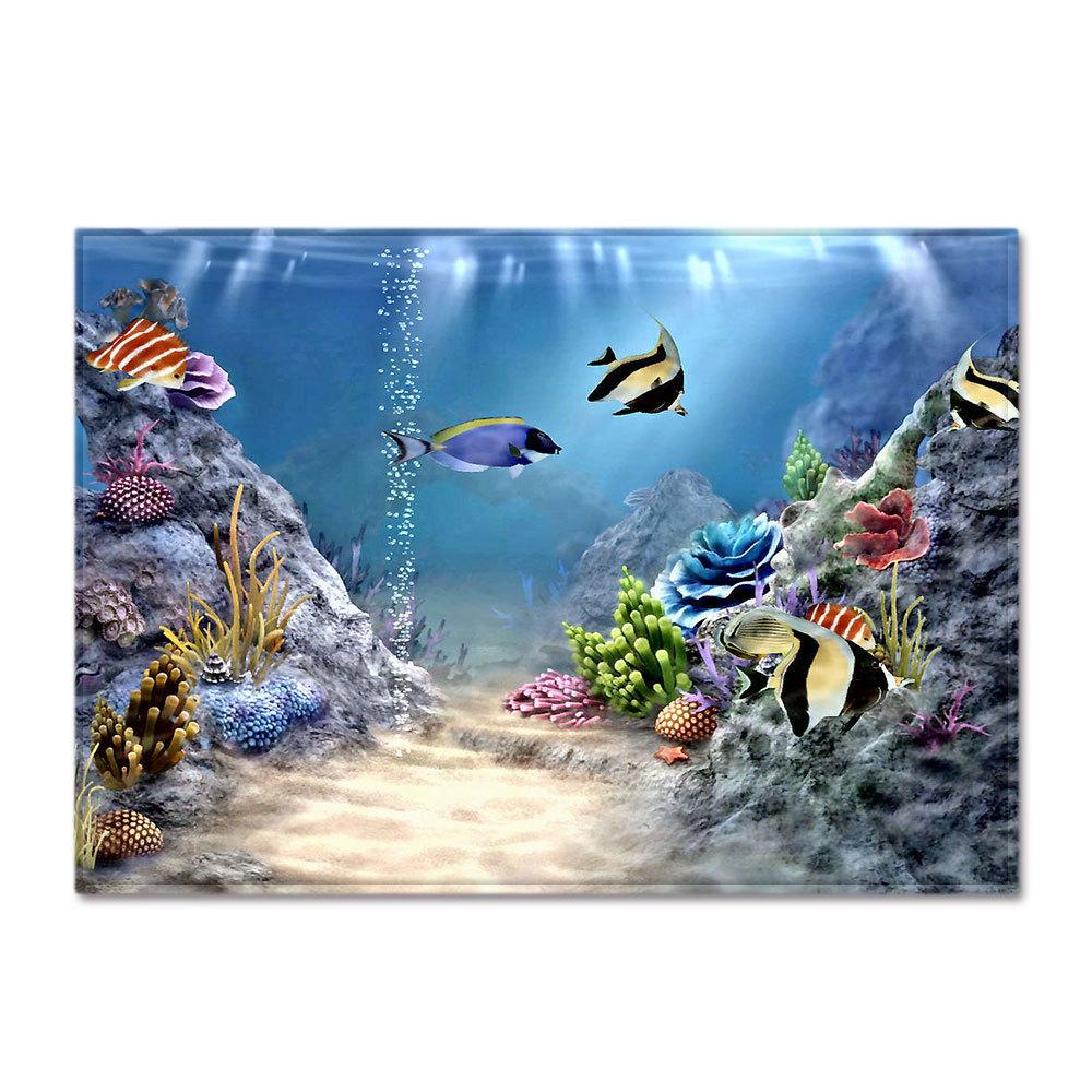 3D Meereswelt Fische Teppiche Delfine Haie Weicher Wohnzimmer Schlafzimmer Teppich für Jungen Heim Bodenmatte Küchen Fußmatte