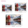 2D Plane, 1 Piece of Synthetic Scene Background Fabric for Autumn and Winter Seasons, Suitable for Birthdays and Festivals