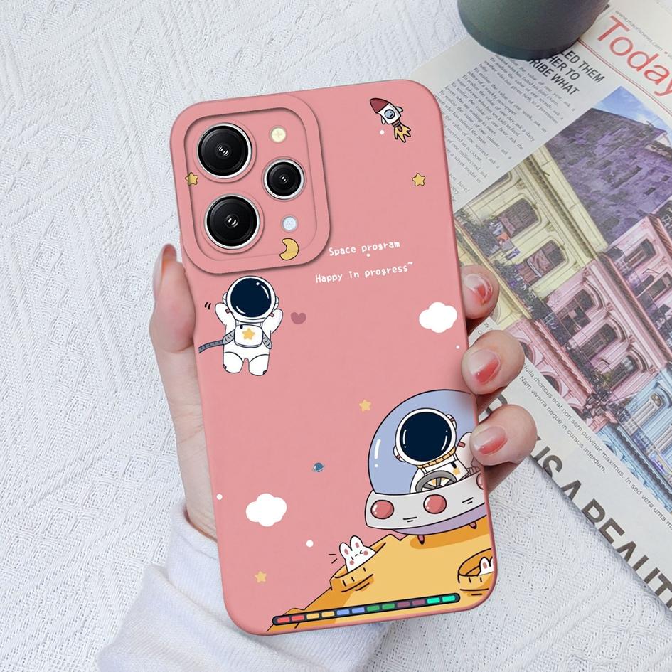 Για Xiaomi Redmi K60 12 10 9 8 9A 9C 10C 12C A1+ A2+ Κάλυμμα θήκης τηλεφώνου Αντικραδασμική ματ υγρή μαλακή σιλικόνη τσάντες τηλεφώνου αστροναύτη για Redmi προφυλακτήρες