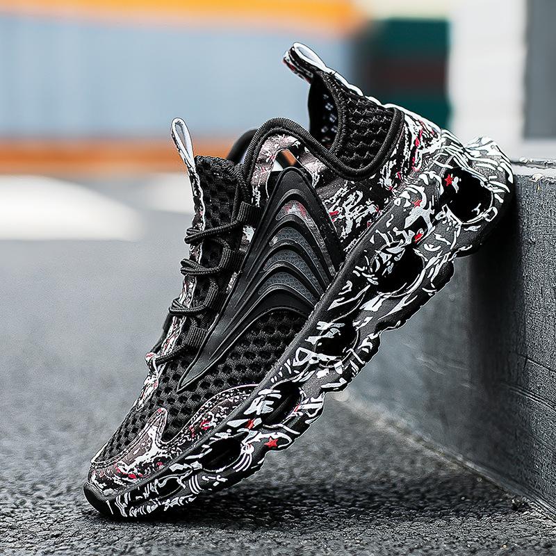 Spring men's breathable sneakers large size blade versatile running shoes outdoor casual shoes men's shoes