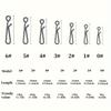 100pcs Silvery Stainless Steel Sea Fishing Lure Hanging Pin, Quick Connector Hook, Fishing Gear Buckle
