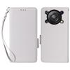 For Oukitel C60/C60 Pro Case with Wrist Strap Litchi Texture PU Leather Wallet Phone Cover
