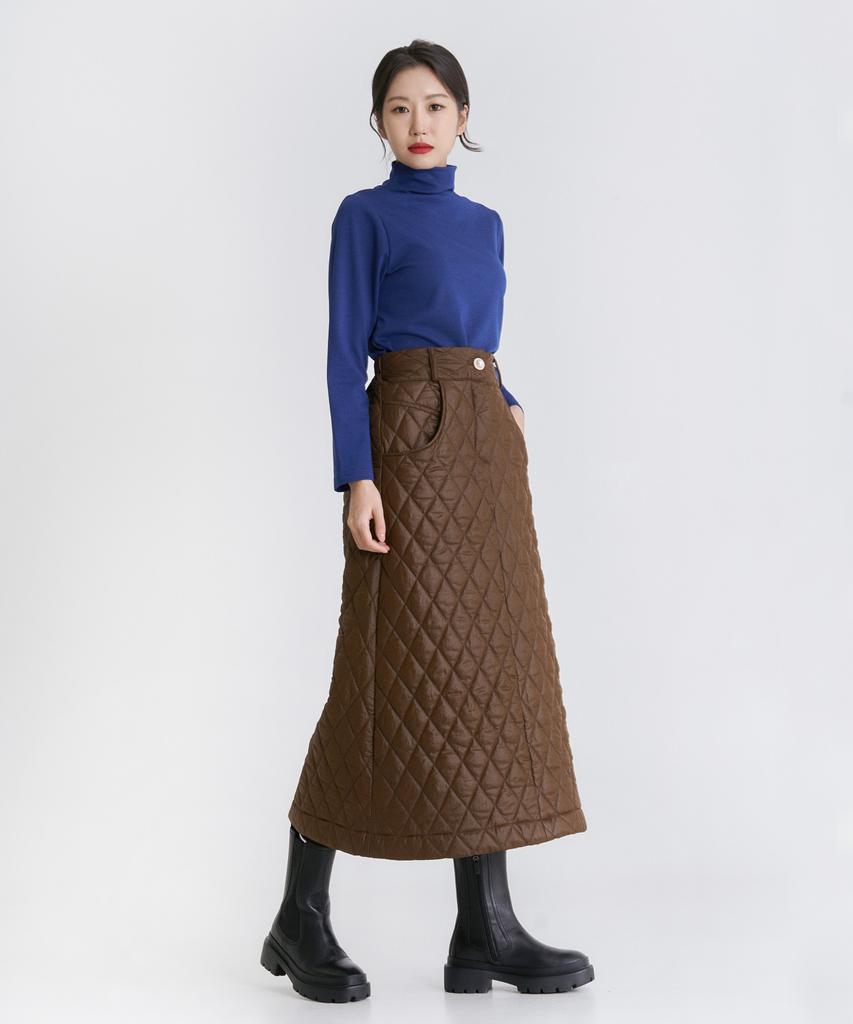 Peulleio Unit Skirt _ Khaki
