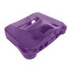 Game Console Replacement Case Retro ABS Sturdy Professional Replacement Shell for N64 Transparent Purple