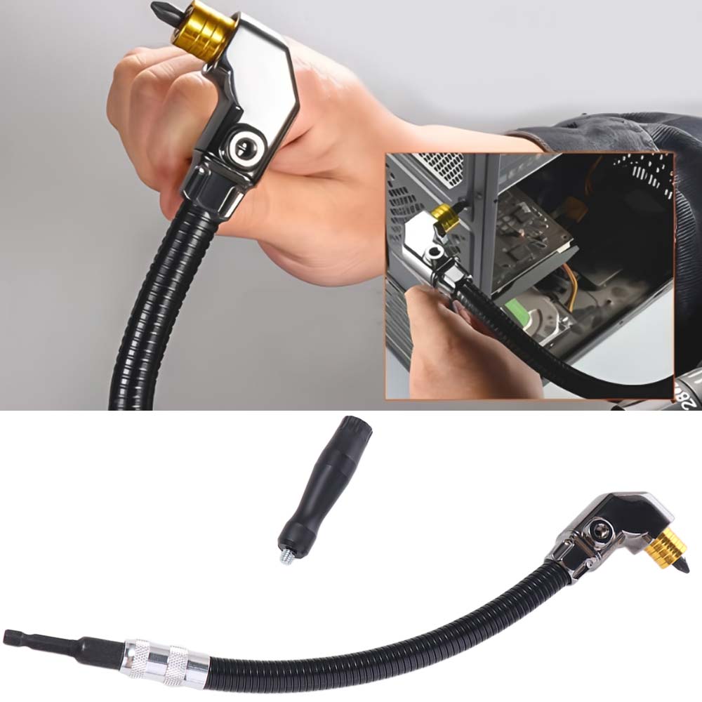 6.35mm Screwdriver Right Angle Drill 90 Degree Right Angle Extension Adapter  Grinding Accessories