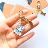 Japanese Style Cute Cat & Puppy Drip Oil Keychain - Cartoon Alloy Pendant Bag Charm