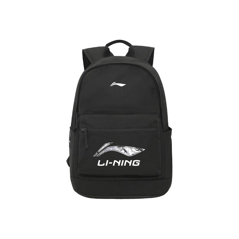 New LiNing Polyester Backpack Unisex Black ABSV313-21