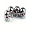 Totenkopf Form Reifenventilkappen Universal Für Autos, Motorräder Und Fahrräder