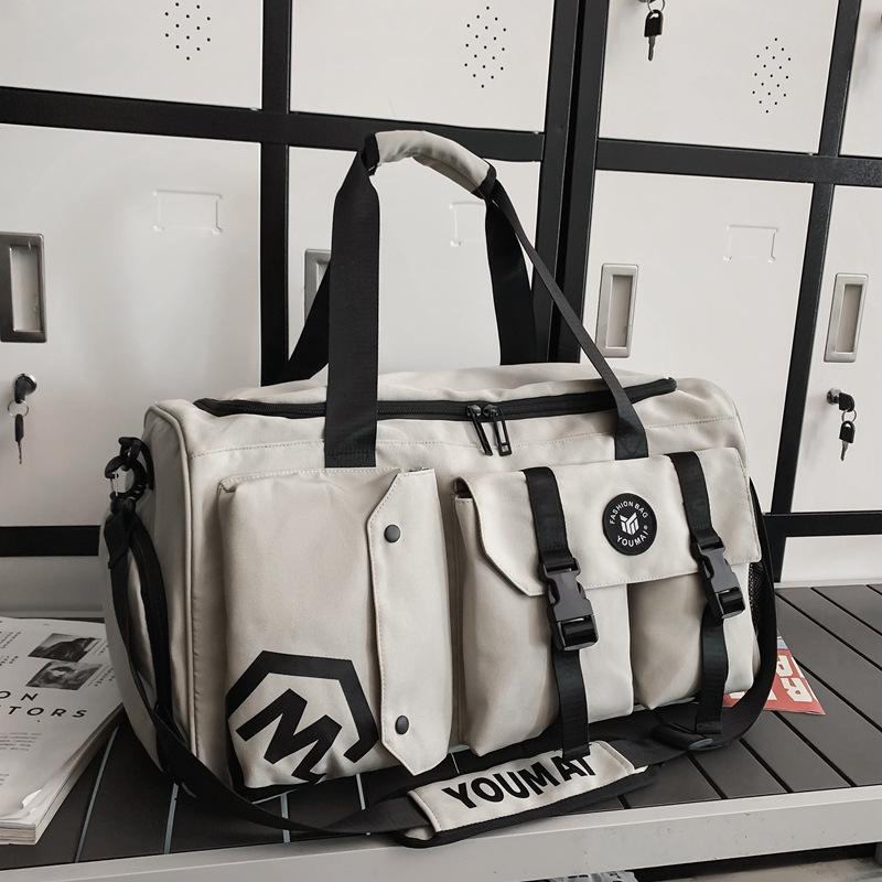 Men's Large Capacity Travel Backpack and Gym Bag with Wet/Dry Separation