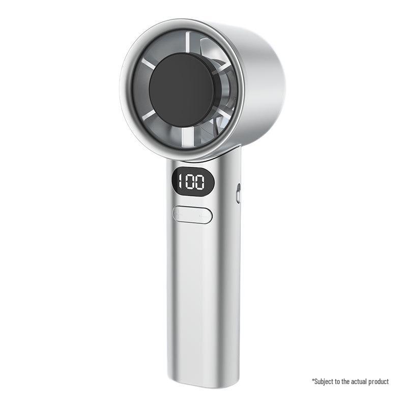 

M11 Mini Handheld Fan: Compact, Brushless, High-Speed Turbine for Strong Winds - Popular in Southeast Asia 1200mAh 2-Speed Display Lanyard білий