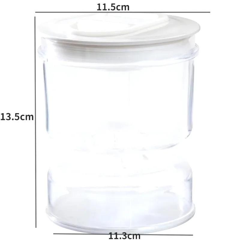 Kimchi Dry Wet Separation Tank Hourglass Design Pickles Jar Pickle Olives Cucumber Container for Home Kitchen Separator Tools