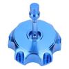 Motorcycle CNC Aluminum Gas Fuel Tank Cover Cap For 50cc 160cc Pit Dirt Motor Bike (Blue)