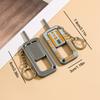 Portable Tire Tread Depth Gauge Keychain Car Tire Safety Check Tool Universal for Road Trip and Vehicle Maintenance