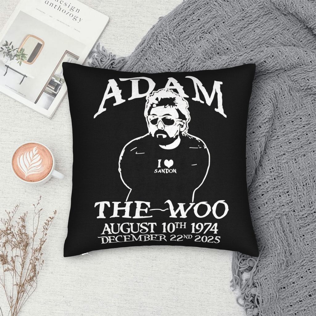 Woondecoraties Adam The Woo Herinnering 1974-2025 Ga Ergens Anders Heen om Het te Doen Kussenslopen Merchandise Kussenhoes Rits Meerdere Maten