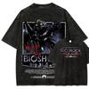 Pop BioShock Game Short-sleeved Washed-out Distressed Pure Cotton Loose Men's and Women's Shirt Large Size