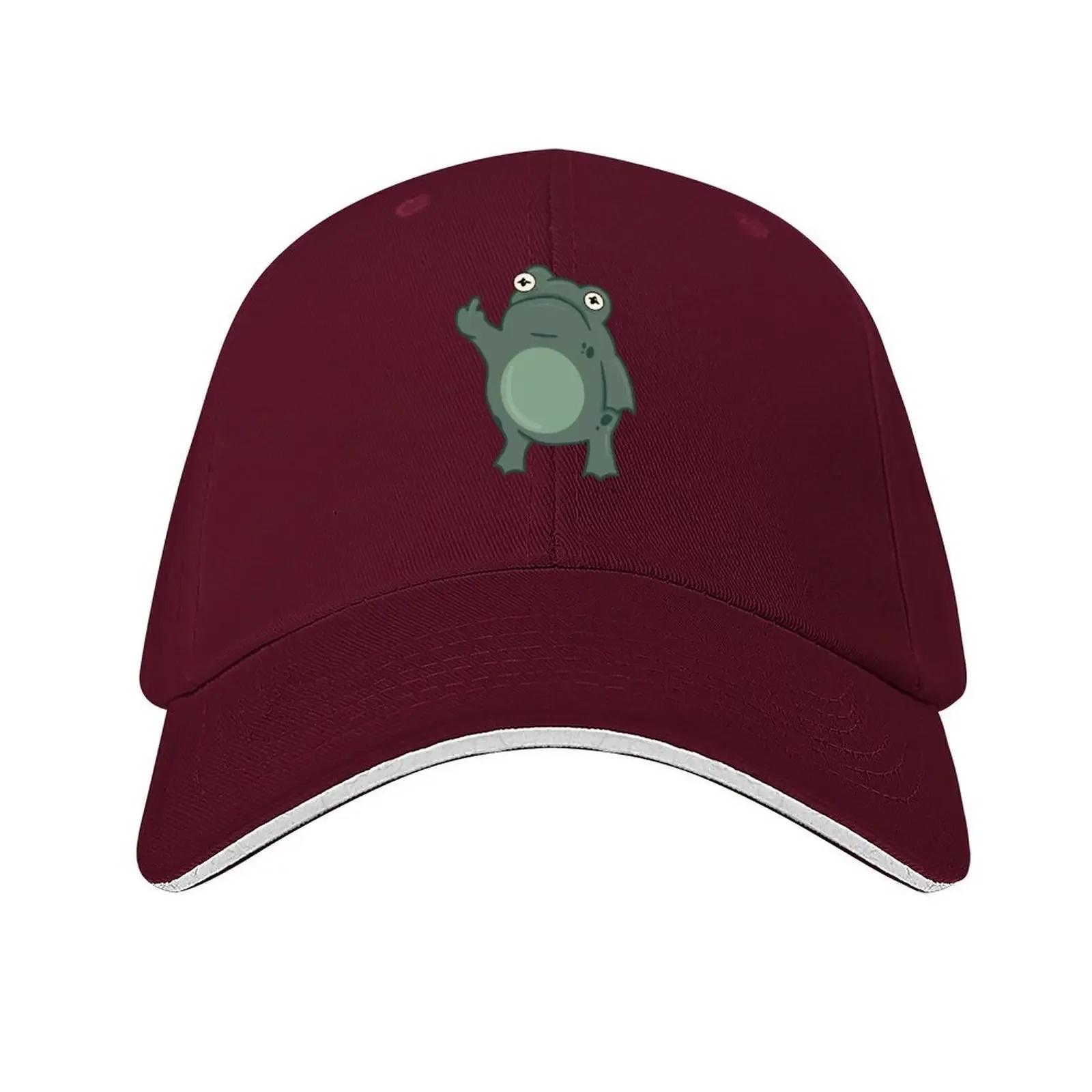 Grumpy Frog Baseball Cap Kids Hat Golf Hip Hop sun caps Unisexs Baseball Womens