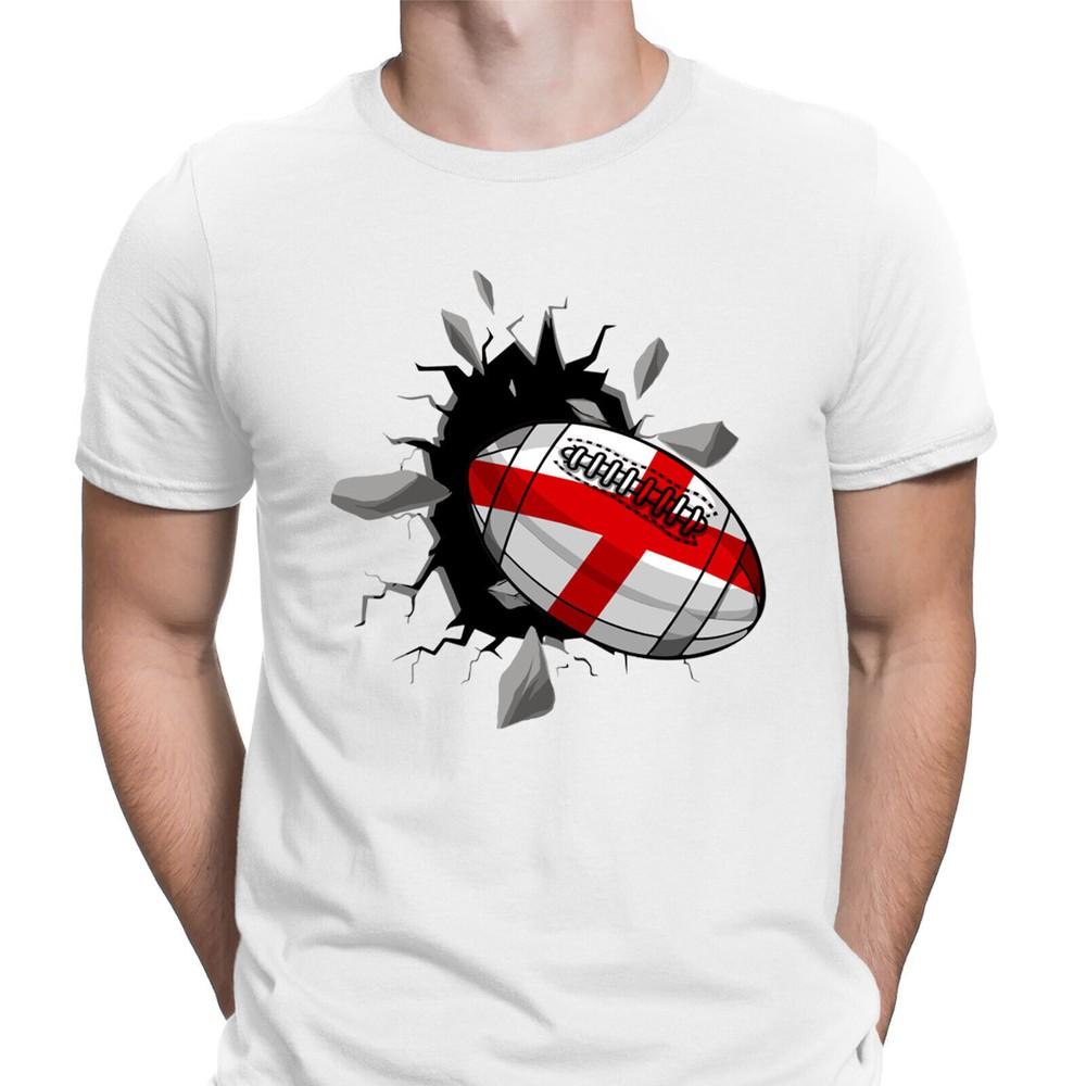 

England English Flag Rugby Mens Womens Boys Girls T-Shirts-Tee-T wbr/ op-SN 3XL