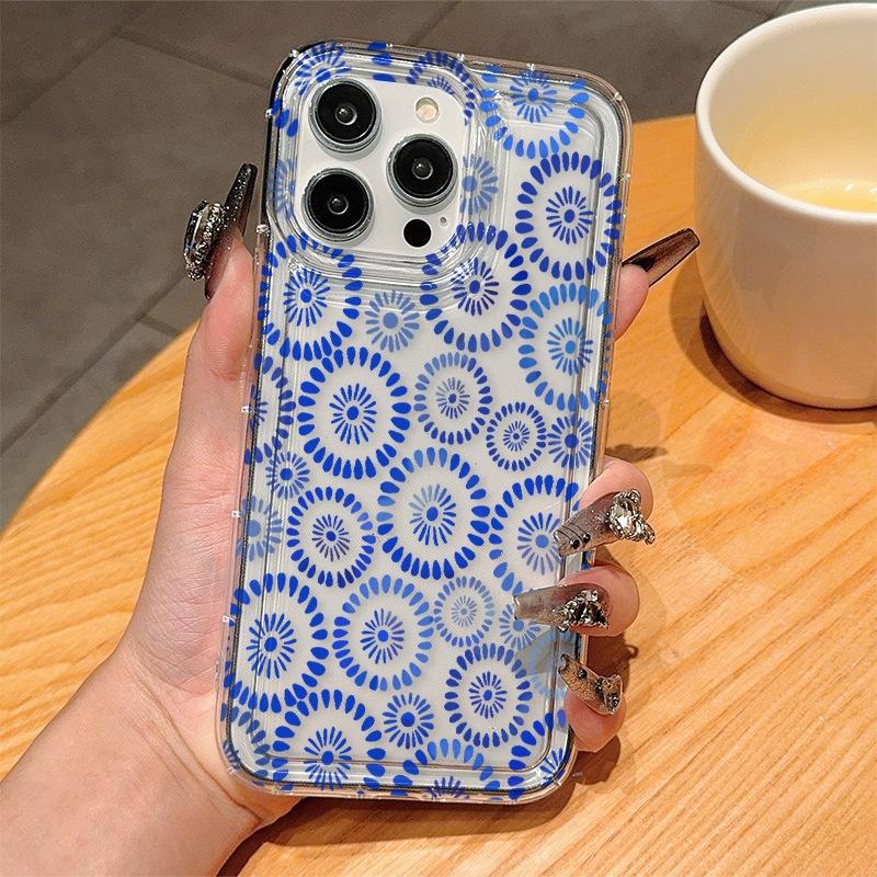 Trend printing Apple 15promax creative pattern iPhone14plus niche 13 simple 12 mobile phone case 11