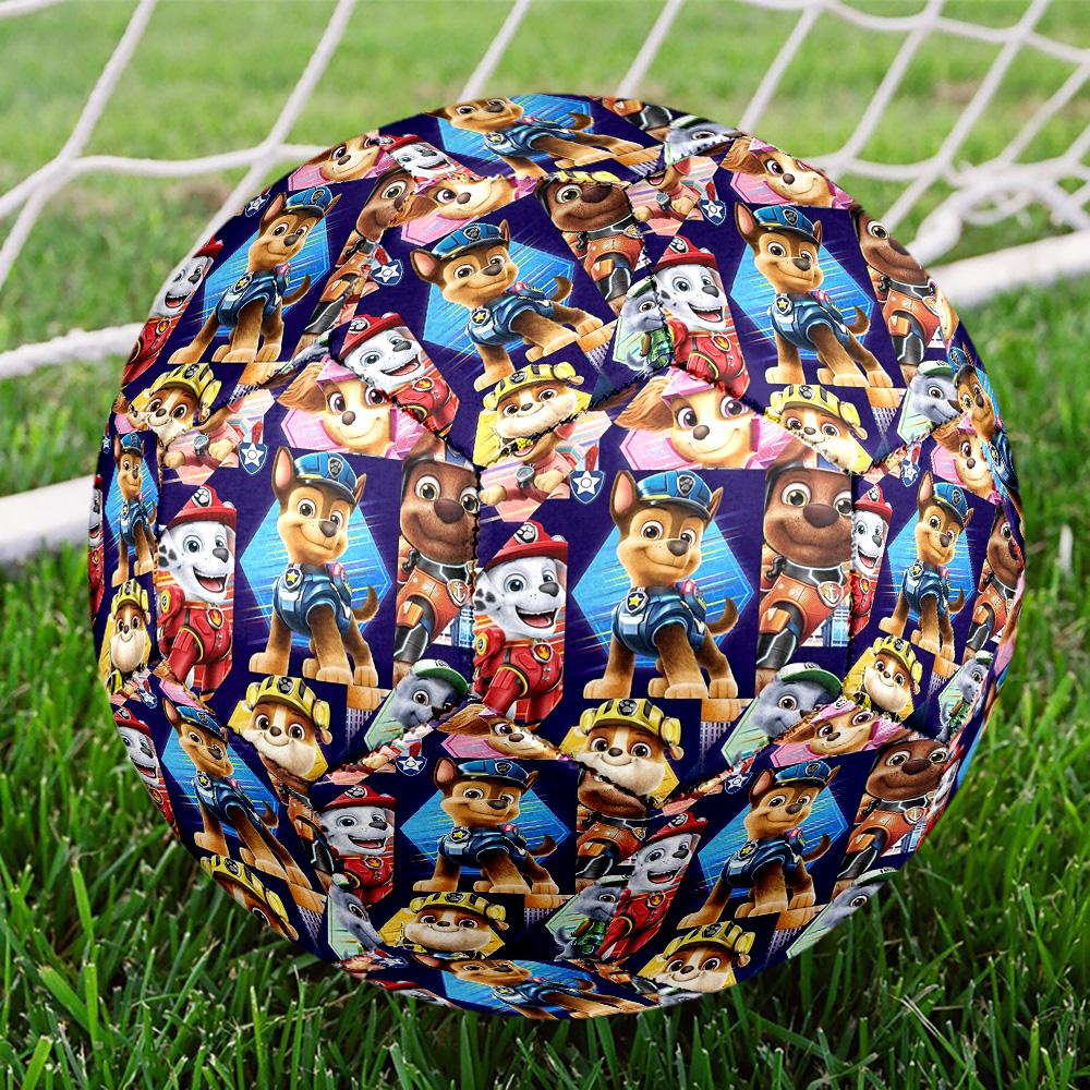 PAW Patrol Print Size 5 Soccer Ball, Standard Match Football for Sports Game and Team Practice, Ideal Gift for Soccer Fans
