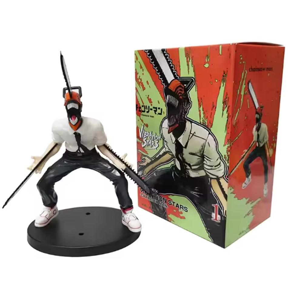 18 cm große Anime-Figur „Power Denji“ aus PVC, Kettensägenmann-Figur, Sammlerstück für Erwachsene, Puppenspielzeug