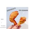 Funny Simulation Chicken Legs And Chicken -food Hairpin