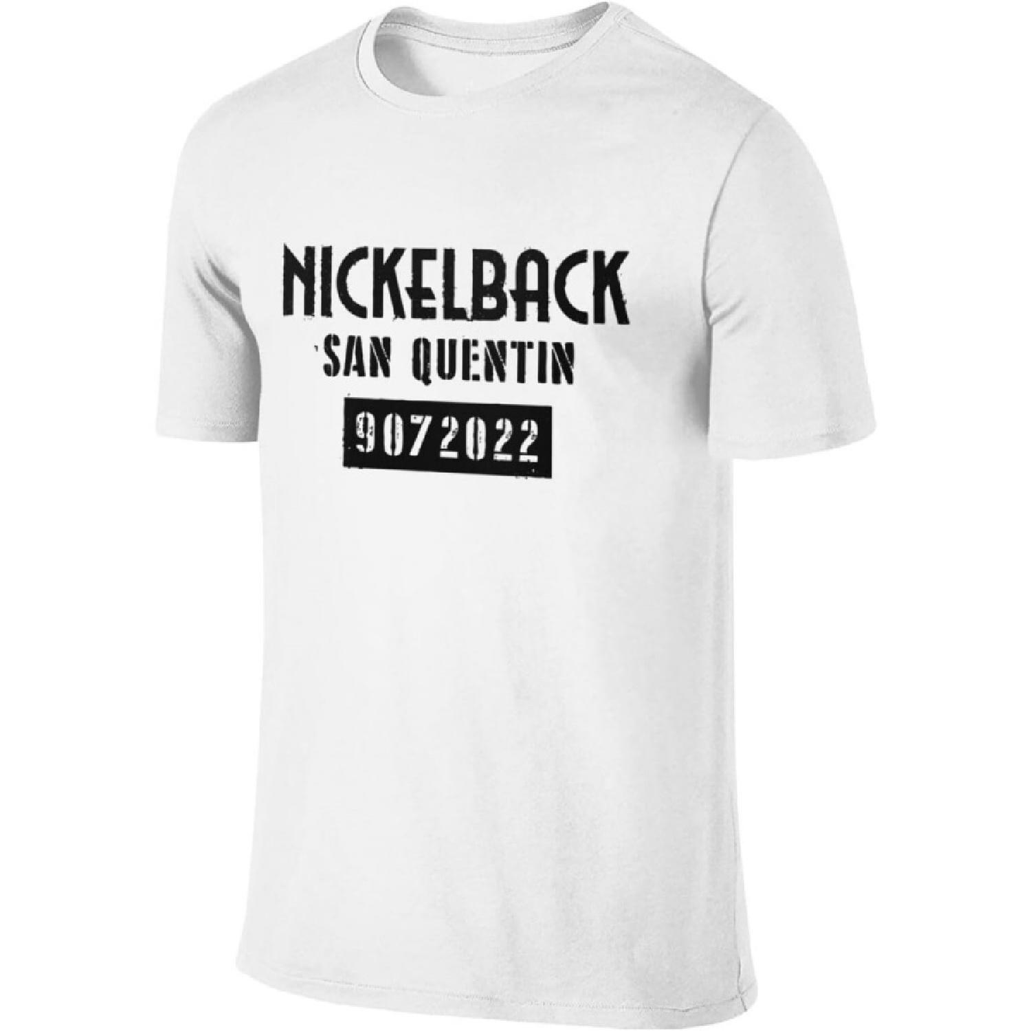 Rashmika Men s Short Sleeve T Shirts Nickelback Men s Shirts Crew Neck Running t-Shirt for Men S