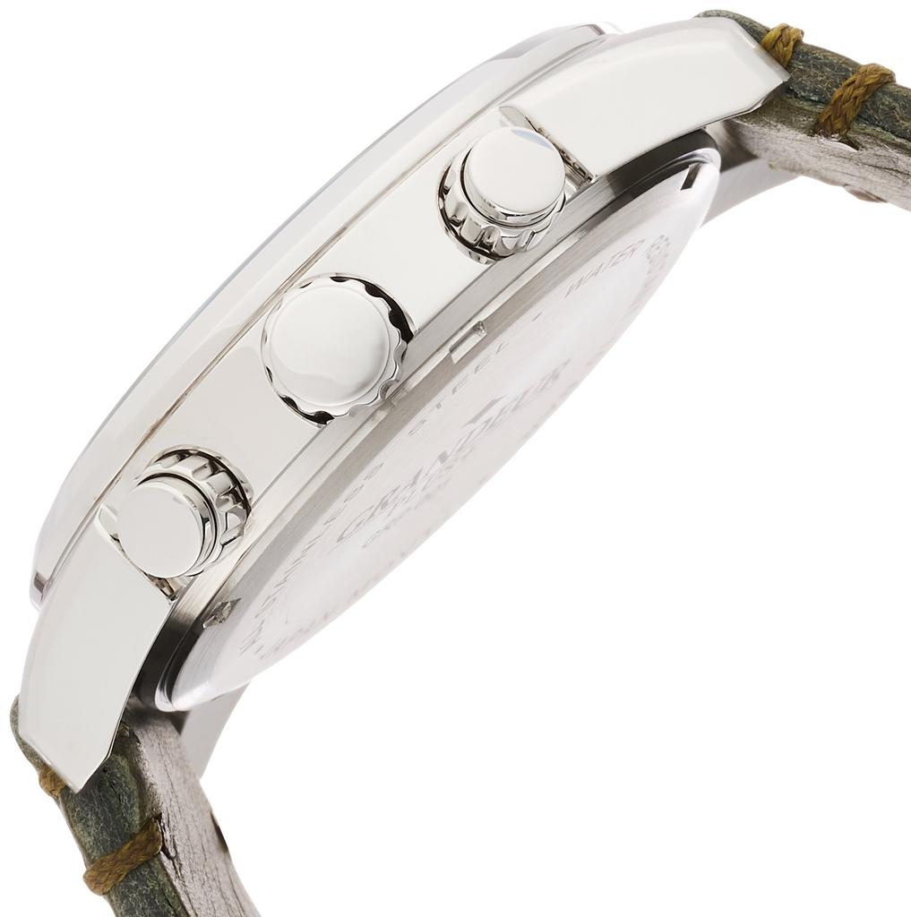 Ceas Grandeur Plus Bandă din Piele Italiană Seria GRP001W7 Verde [Grandeur Plus] pentru Bărbați