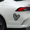 Heart Shaped Leopard Print Romantic Car Body Stickers Vinyl Waterproof Decals Graphics Decoration Styling Automobile Accessories
