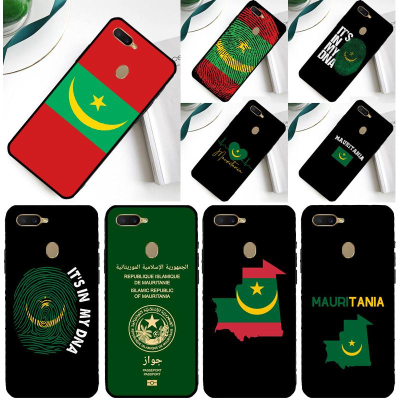 Mauritania Flag Phone Case For Oppo A18 A38 A58 A78 A98 A40 A60 A80 A91 A15 A17 A74 A94 A54 A57S A16 A76 A96