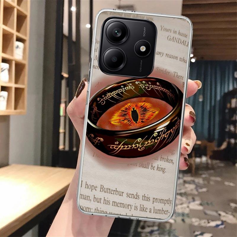 The L-Lord of The R-Rings Soft Phone Case For Xiaomi Redmi Note 14 14S 13 12S 12 11S 11 11E Pro Plus 11T 10S 10 9S 5G Pattern Co