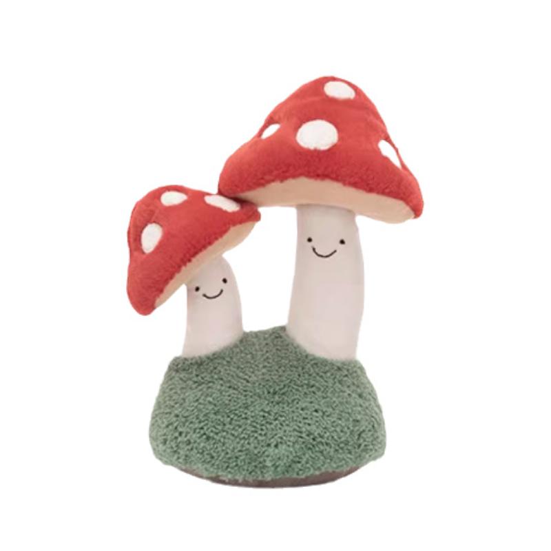 

JELLYCAT Fun Plant Series Double-headed Umbrella Mushroom Mushroom Moe Doll Plush Doll 25cm high