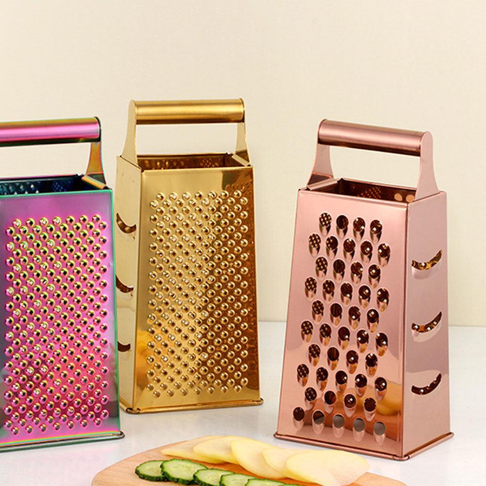 Multifunctional Vegetable Grater Stainless Steel Slicer and Shredder for Kitchen Easy Clean Non-Slip Handle Food Prep Tool