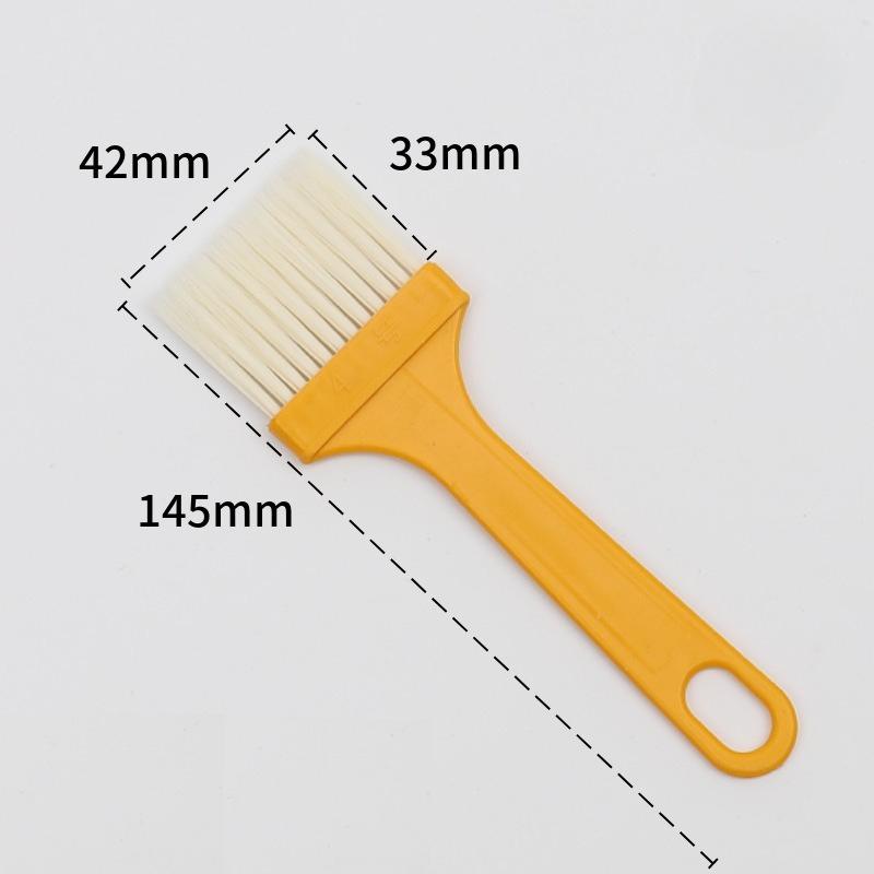 Plastic Household Food Kitchen Barbecue Sauce Pancakes do not Shed Hair High Temperature Resistant Soft Oil Brush 1PCS