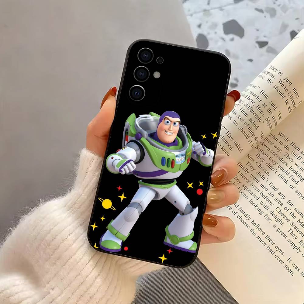 Space T-Toy S-Story-TS Phone Case Black Silicone Soft For Samsung S25,S24,S21,S22,S23,S30,Ultra,S20,Plus,Fe,Lite