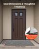 Front Door Mat, 1562 x 914 mm Commercial Floor Mat for Indoor and Outdoor, Modern Stylish Carpet with TPE Backing, Heavy Duty Washable Entry