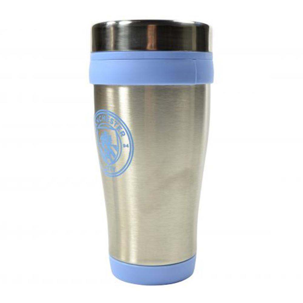Manchester City FC Metallic Travel Mug