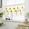  Einzigartiger transparenter Fenstervorhang ohne Verformung, kurzer transparenter Vorhang     