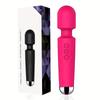Rechargeable Vibrator Stick - 20-Frequency AV Stick for Female Pleasure, Waterproof, Quiet, and Ergonomic Design for Ultimate Adult Experience