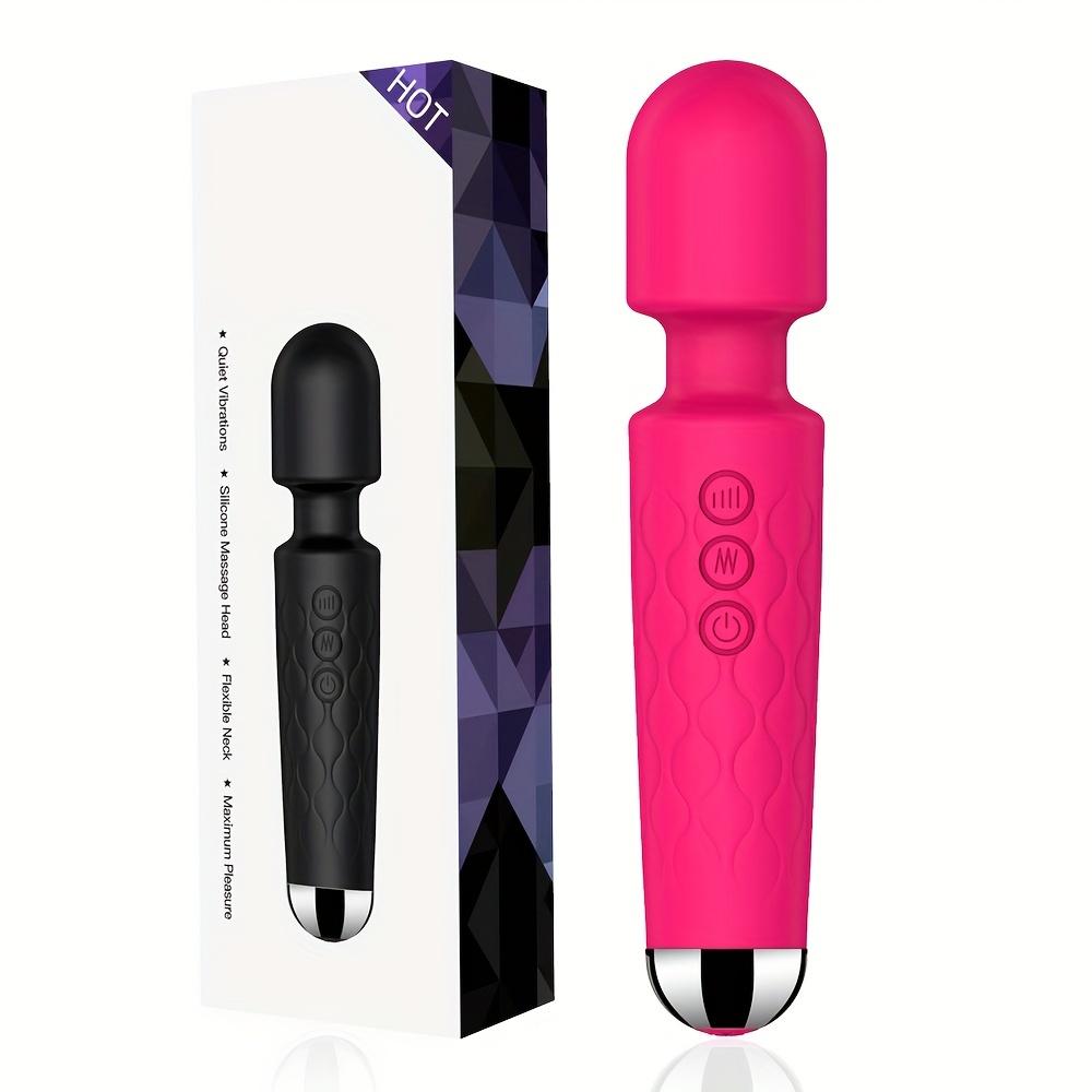 Rechargeable Vibrator Stick - 20-Frequency AV Stick for Female Pleasure, Waterproof, Quiet, and Ergonomic Design for Ultimate Adult Experience